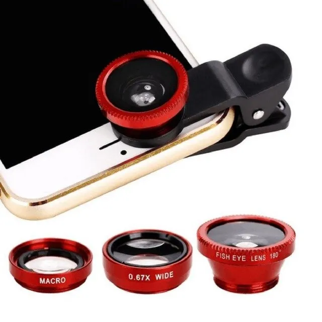 3-in-1 Wide Angle Mobile Phone Lenses