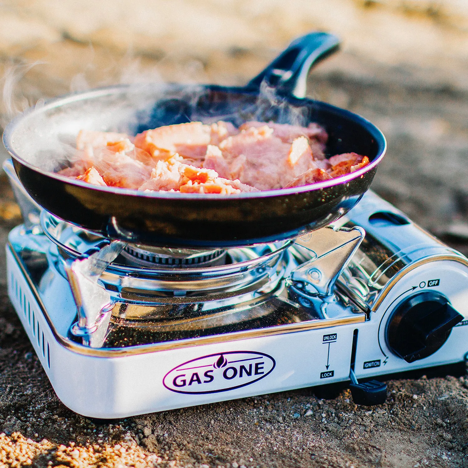 7,172 BTU PORTABLE BUTANE MINI CAMP STOVE