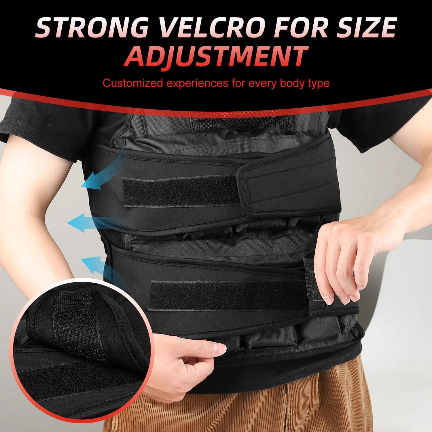 Adjustable Weighted Vest for Women and Men, 1-11 lbs/2-22 lbs/2-32 lbs Weighted Vest for Running, Walking, Strength Training with Reflective Strip & Storage Bag