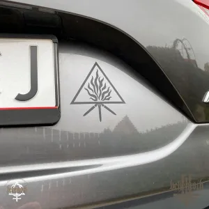 Behemoth 'The Unholy Trinity'  Black Decal