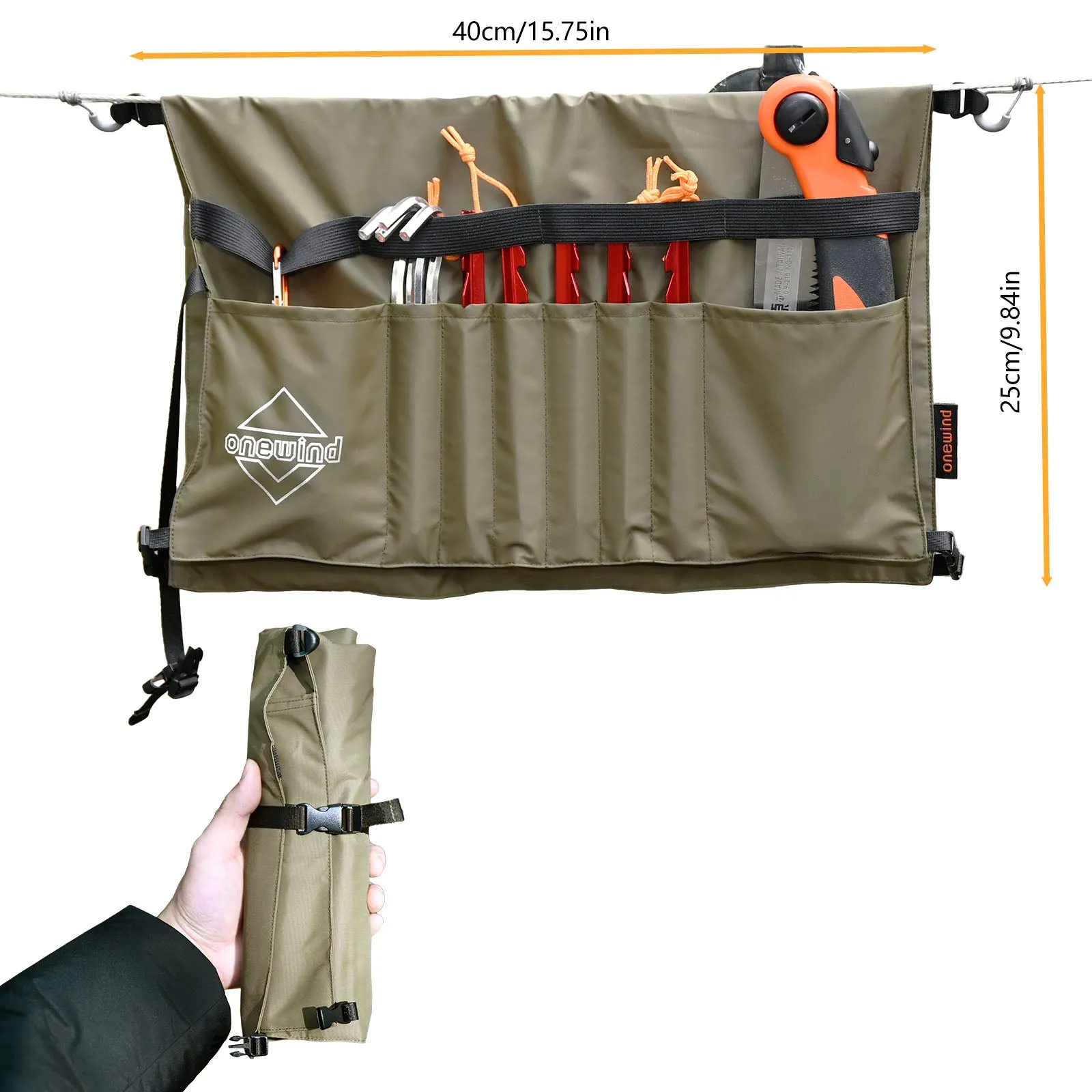 Camping Tool Roll-Up Pouch
