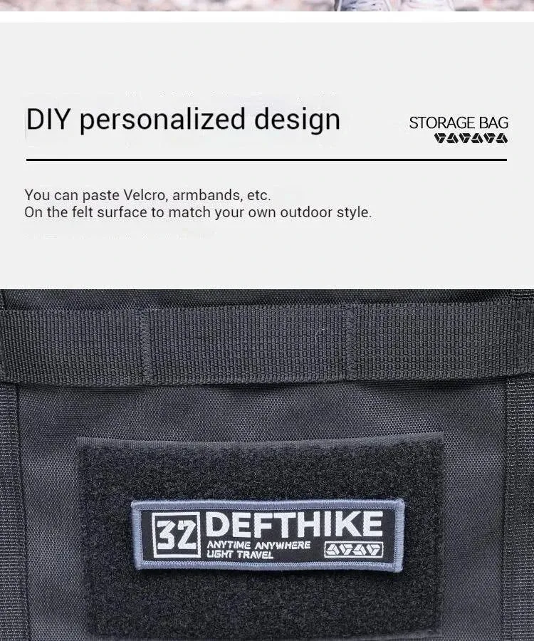 Difeike Tofu Bag Outdoor Camping Equipment Storage Bag 20L Outdoor Cooking Utensils Lighting Tools Large Capacity Supplies