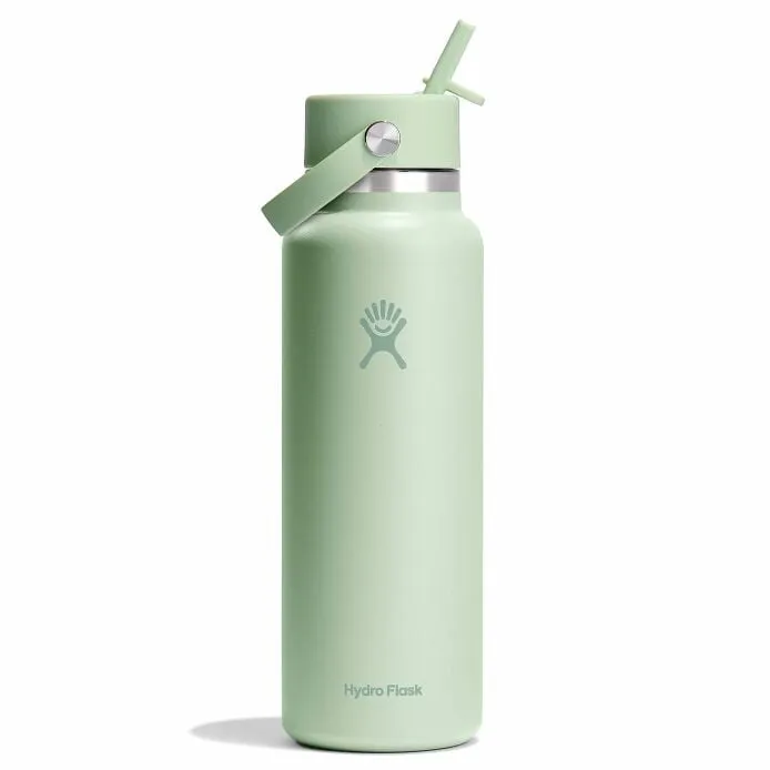 Hydroflask 40 oz Wide Mouth with Flex Straw Cap