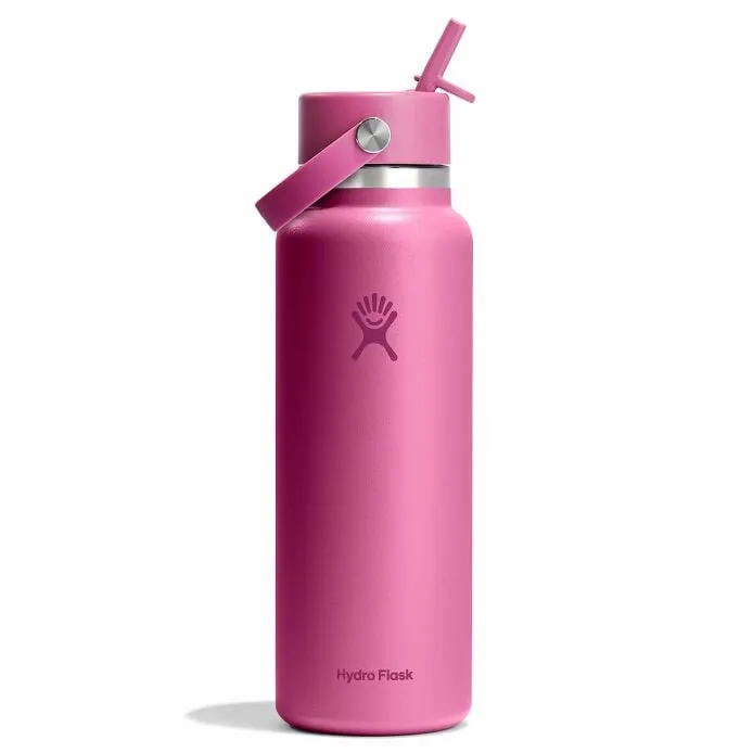Hydroflask 40 oz Wide Mouth with Flex Straw Cap