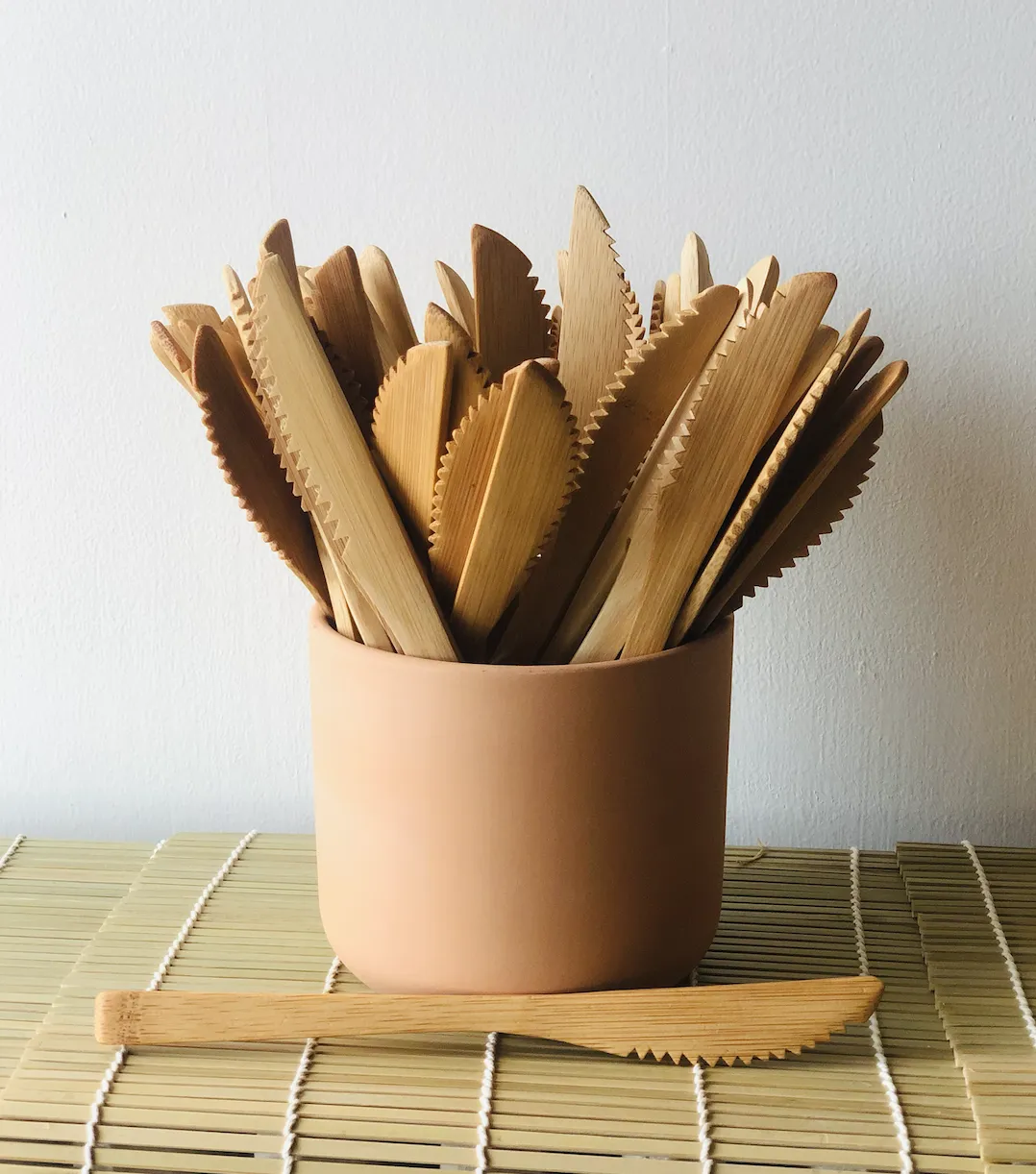 Individual Bamboo Utensils | Knife