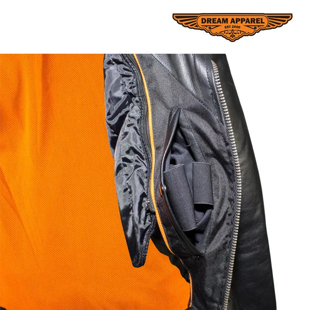 Mens Naked Cowhide Jacket