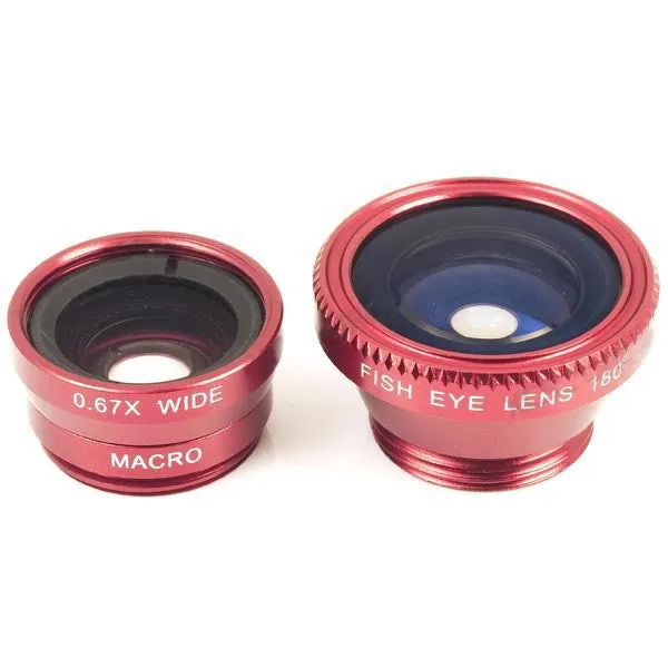 niversal 3 In 1 Clip-on Fish Eye Macro Wide Angle Mobile Phone Lens Camera kit for iPhone 4 5 6 Samsung S4 S5 note2 3 MOTOROLA