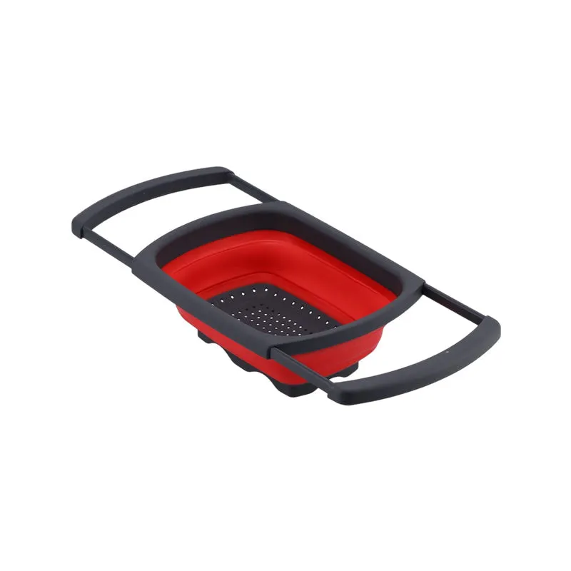 Over The Sink Collapsible Colander Strainer With Handle Kitchen F28-8-650