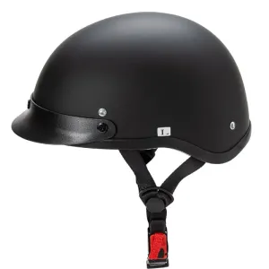 RHR Half Face Motorcycle Helmet DOT Approved