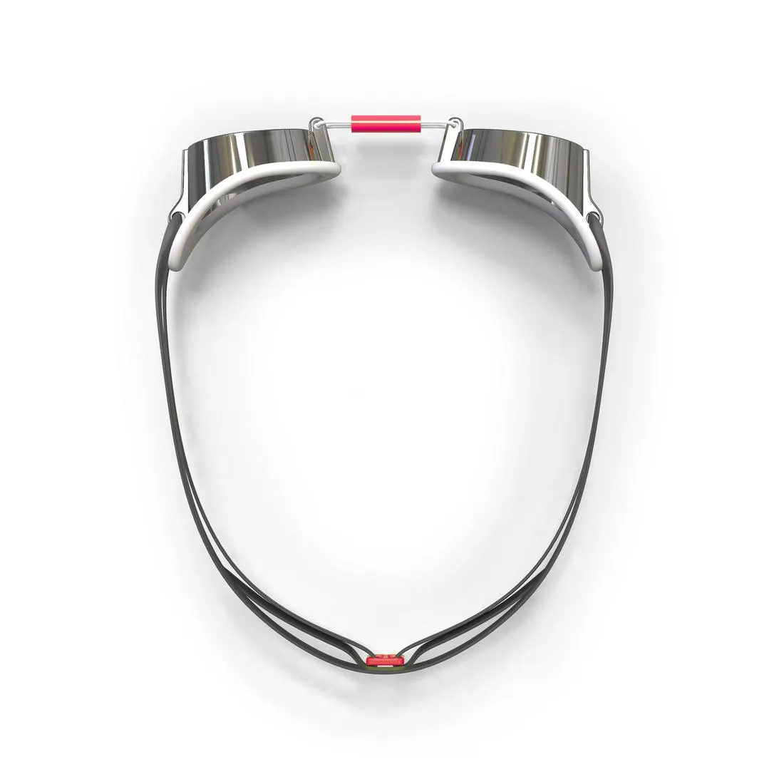 Swedish Swimming Goggles Mirror Lenses - 900 White/Red
