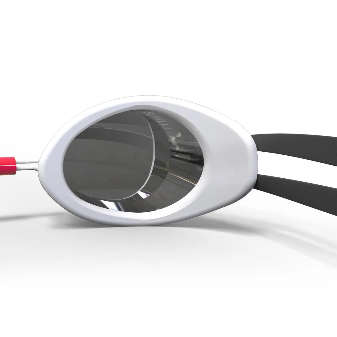 Swedish Swimming Goggles Mirror Lenses - 900 White/Red