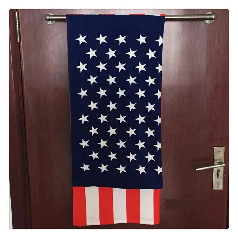 USA Flag Print Quick-Dry Beach Towel