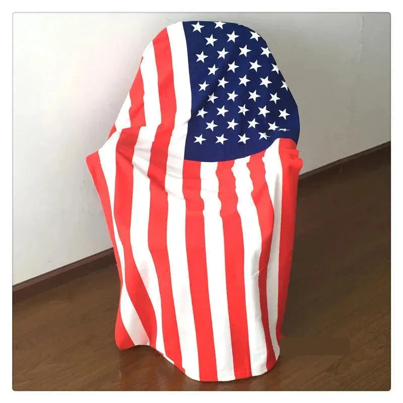 USA Flag Print Quick-Dry Beach Towel